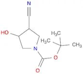 1-Pyrrolidinecarboxylic acid, 3-cyano-4-hydroxy-, 1,1-dimethylethyl ester