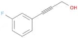 2-Propyn-1-ol, 3-(3-fluorophenyl)-
