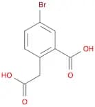 Benzeneacetic acid, 4-bromo-2-carboxy-