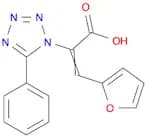 3-(furan-2-yl)-2-(5-phenyl-1H-1,2,3,4-tetrazol-1-yl)prop-2-enoic acid
