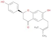 4H-1-Benzopyran-4-one, 2,3-dihydro-7-hydroxy-2-(4-hydroxyphenyl)-6-(3-methyl-2-butenyl)-, (2S)-