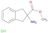 1H-Indene-2-carboxylic acid, 2-amino-2,3-dihydro-, methyl ester, hydrochloride (1:1)