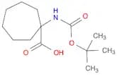 Cycloheptanecarboxylic acid, 1-[[(1,1-dimethylethoxy)carbonyl]amino]-