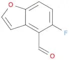 4-Benzofurancarboxaldehyde,  5-fluoro-