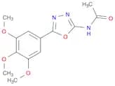 N-(5-(3,4,5-Trimethoxyphenyl)-1,3,4-oxadiazol-2-yl)acetamide