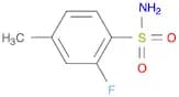 2-fluoro-4-methylbenzene-1-sulfonamide