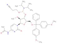 Cytidine, N-acetyl-5'-O-[bis(4-methoxyphenyl)phenylmethyl]-2'-O-methyl-, 3'-[2-cyanoethyl N,N-bis(…