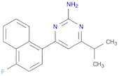 2-Pyrimidinamine, 4-(4-fluoro-1-naphthalenyl)-6-(1-methylethyl)-