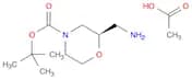 (R)-tert-Butyl 2-(aminomethyl)morpholine-4-carboxylate acetate