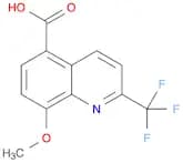 5-Quinolinecarboxylic acid, 8-methoxy-2-(trifluoromethyl)-