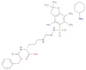 Cyclohexanamine (r)-2-(((benzyloxy)carbonyl)amino)-5-(n'-((2,2,4,6,7-pentamethyl-2,3-dihydrobenzof…