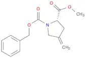 1,2-Pyrrolidinedicarboxylic acid, 4-methylene-, 2-methyl 1-(phenylmethyl) ester, (2S)-