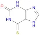 2H-Purin-2-one, 1,3,6,9-tetrahydro-6-thioxo-