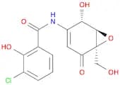 Benzamide, 3-chloro-2-hydroxy-N-[(1R,2S,6R)-2-hydroxy-6-(hydroxymethyl)-5-oxo-7-oxabicyclo[4.1.0]h…