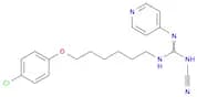 Guanidine, N-[6-(4-chlorophenoxy)hexyl]-N'-cyano-N''-4-pyridinyl-