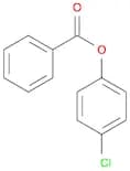 Benzoic acid, 4-chlorophenyl ester