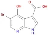 1H-Pyrrolo[2,3-b]pyridine-3-carboxylic acid, 5-bromo-4-hydroxy-