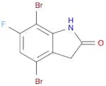 2H-Indol-2-one, 4,7-dibromo-6-fluoro-1,3-dihydro-