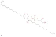 Tetradecanoic acid, (1R)-1-[[[(2,3-dihydroxypropoxy)hydroxyphosphinyl]oxy]methyl]-1,2-ethanediyl e…