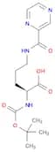 (S)-2-((tert-Butoxycarbonyl)amino)-5-(pyrazine-2-carboxamido)pentanoic acid