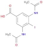 Benzoic acid, 3,5-bis(acetylamino)-4-iodo-