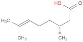 6-Octenoic acid, 3,7-dimethyl-, (3R)-