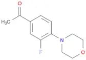 Ethanone, 1-[3-fluoro-4-(4-morpholinyl)phenyl]-