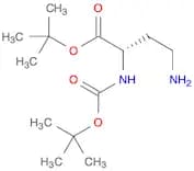Butanoic acid, 4-amino-2-[[(1,1-dimethylethoxy)carbonyl]amino]-, 1,1-dimethylethyl ester, (2S)-