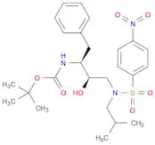 tert-Butyl ((2S,3R)-3-hydroxy-4-(N-isobutyl-4-nitrophenylsulfonamido)-1-phenylbutan-2-yl)carbamate