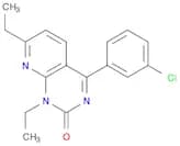 Pyrido[2,3-d]pyrimidin-2(1H)-one, 4-(3-chlorophenyl)-1,7-diethyl-