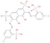 2,​7-​Naphthalenedisulfoni​c acid, 3,​6-​bis[2-​(4-​chloro-​2-​phosphonophenyl)​diazenyl]​-​4,​5-​…