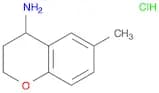 2H-1-Benzopyran-4-amine, 3,4-dihydro-6-methyl-, hydrochloride (1:1)