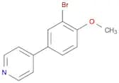 Pyridine, 4-(3-bromo-4-methoxyphenyl)-