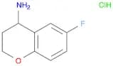 2H-​1-​Benzopyran-​4-​amine, 6-​fluoro-​3,​4-​dihydro-​, hydrochloride (1:1)