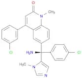 2(1H)-Quinolinone, 6-[(R)-amino(4-chlorophenyl)(1-methyl-1H-imidazol-5-yl)methyl]-4-(3-chloropheny…