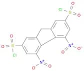 9H-Fluorene-2,7-disulfonyl dichloride, 4,5-dinitro-