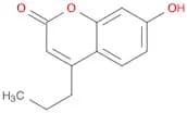 2H-1-Benzopyran-2-one, 7-hydroxy-4-propyl-