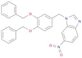1H-Benzimidazole, 1-[[3,4-bis(phenylmethoxy)phenyl]methyl]-6-nitro-