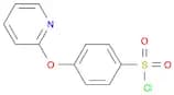 4-(Pyridin-2-yloxy)benzene-1-sulfonyl chloride