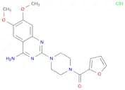 Methanone, [4-(4-amino-6,7-dimethoxy-2-quinazolinyl)-1-piperazinyl]-2-furanyl-, hydrochloride (1:1)