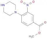 Benzoic acid, 3-nitro-4-(1-piperazinyl)-, methyl ester