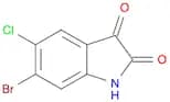 1H-Indole-2,3-dione, 6-bromo-5-chloro-
