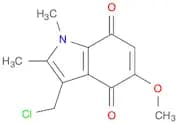 1H-Indole-4,7-dione, 3-(chloromethyl)-5-methoxy-1,2-dimethyl-