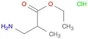 Propanoic acid, 3-amino-2-methyl-, ethyl ester, hydrochloride (1:1)