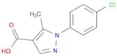 1H-Pyrazole-4-carboxylic acid, 1-(4-chlorophenyl)-5-methyl-