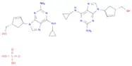 2-CYCLOPENTENE-1-METHANOL, 4-[2-AMINO-6-(CYCLOPROPYLAMINO)-9H-PURIN-9-YL]-, (1S,4R)-, SULFATE (2:1)