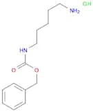 Carbamic acid, N-(5-aminopentyl)-, phenylmethyl ester, hydrochloride (1:1)