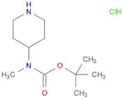tert-Butyl methyl(piperidin-4-yl)carbamate hydrochloride