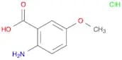 2-amino-5-methoxybenzoic acid hydrochloride