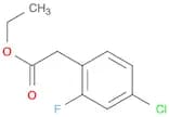 Benzeneacetic acid, 4-chloro-2-fluoro-, ethyl ester